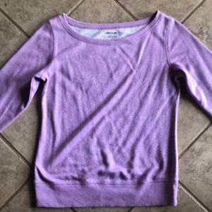 Purple glitter sweatshirt